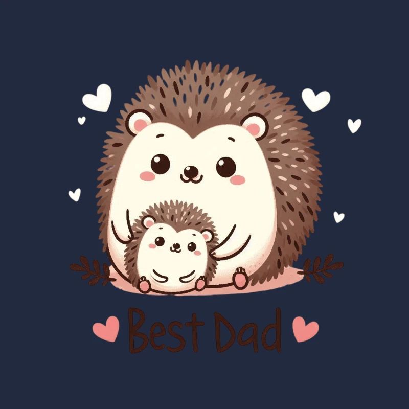 Bester Papa Igel