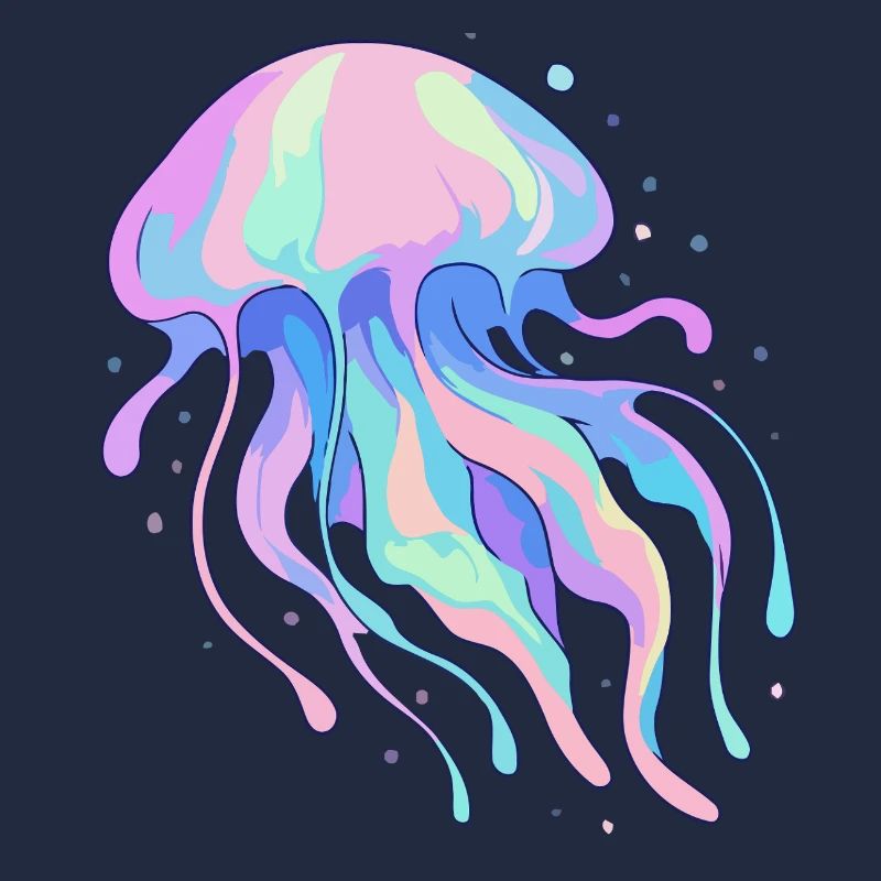 Pastell-Qualle
