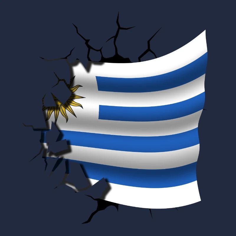 Drapeau de l’Uruguay - Uruguay - Drapeau Broken Design