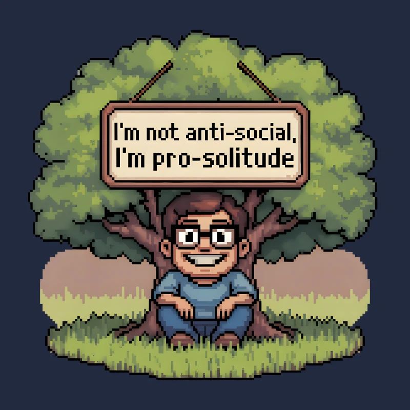 Pro Solitude Pixel Art Design
