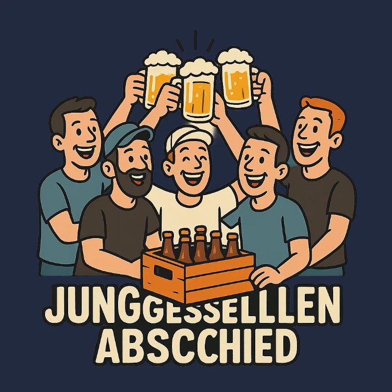 Junggesellen Abschied Feierdesign