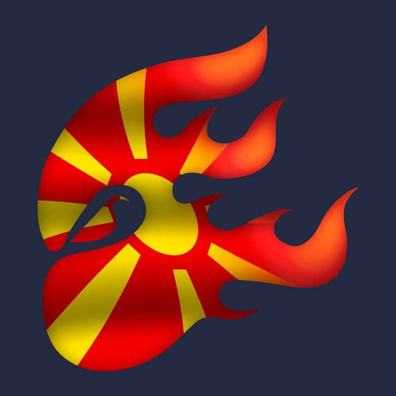 Drapeau de la Macédoine - Macédoine - Ninja