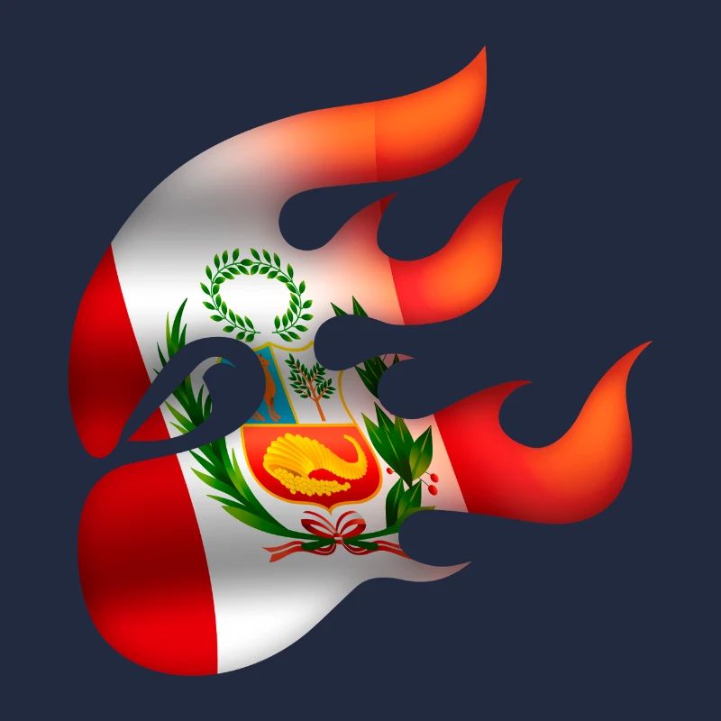 Drapeau du Pérou - Pérou - Ninja