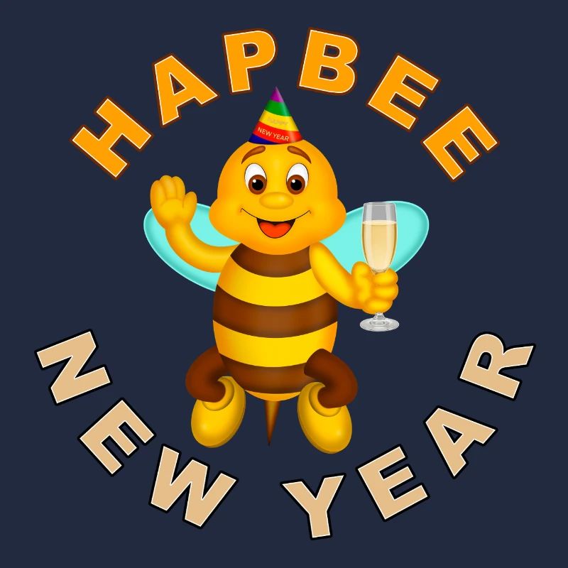 HAPBEE Neujahr mit Text 2