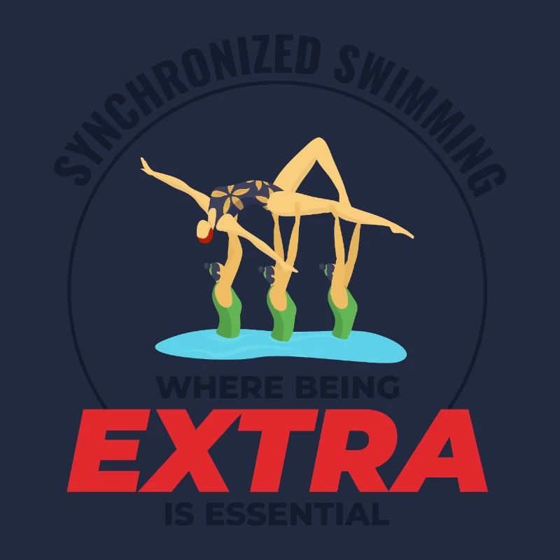 Synchronized Swimming Where Being Extra 