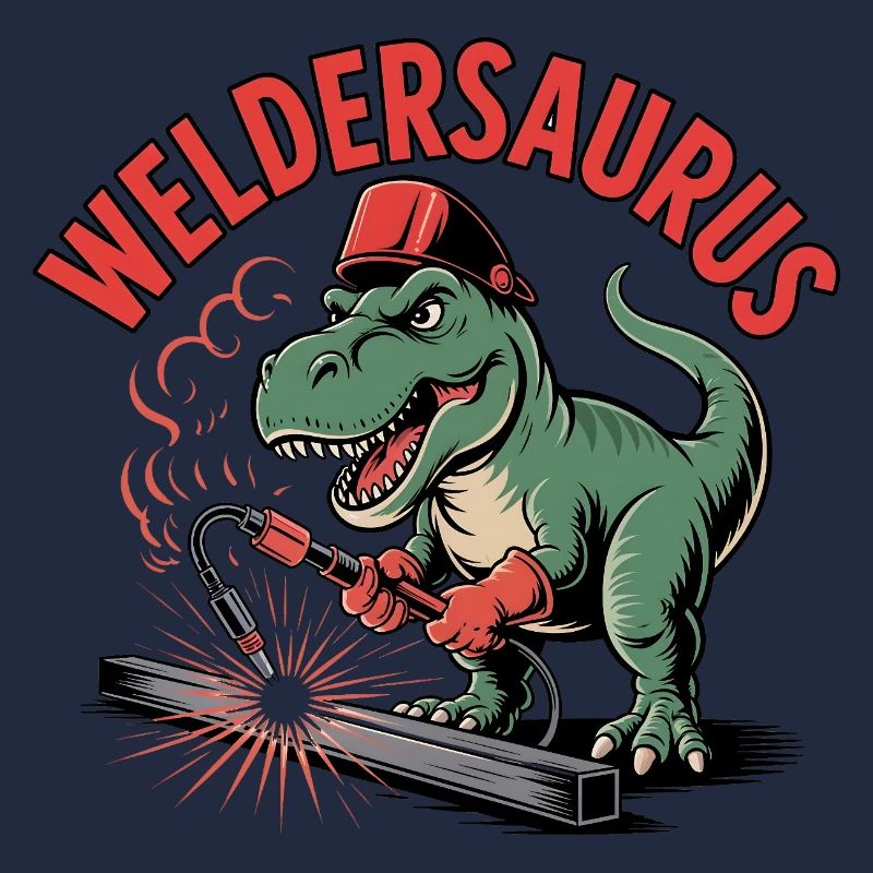 Weldersaurus Funny Welding Dinosaur