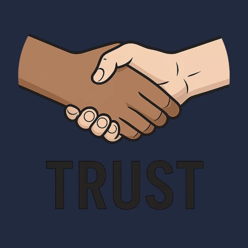 Conception du symbole de poignée de main équitable