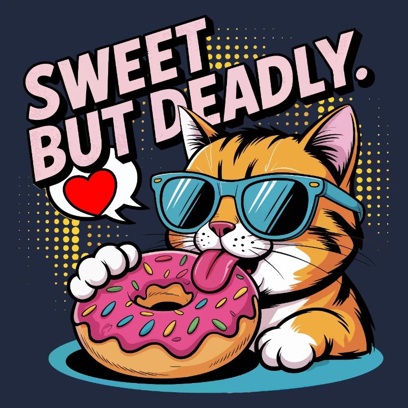 Donut de chat doux mais mortel