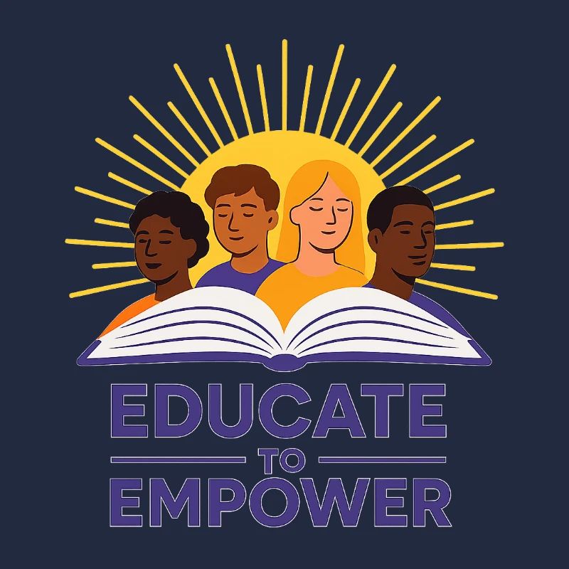 Sunlit Diversity Educational Illustration