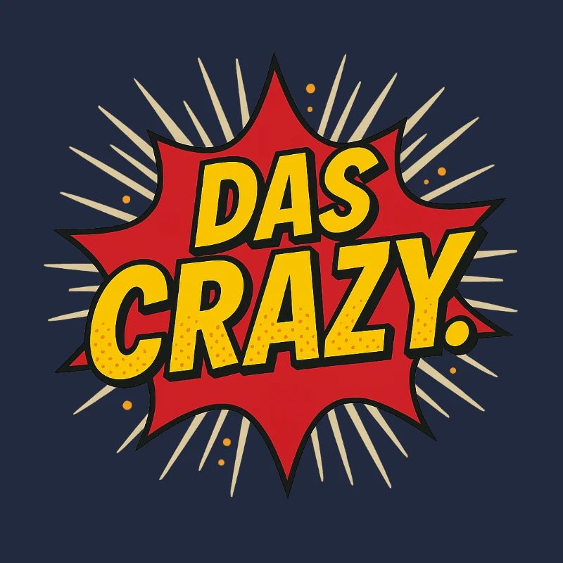 Comic Explosion Text Design