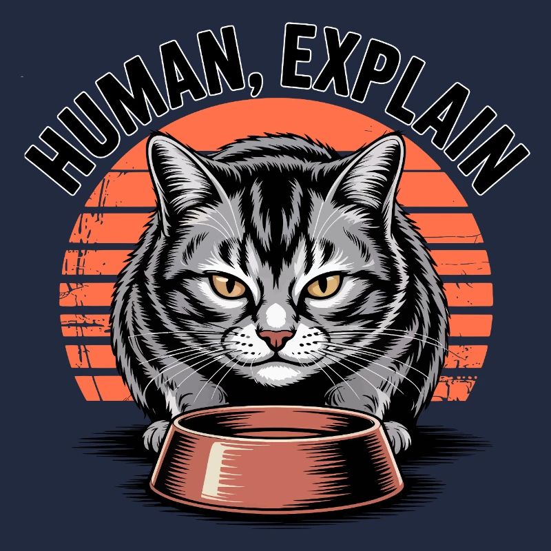 Mensch Explain Katze