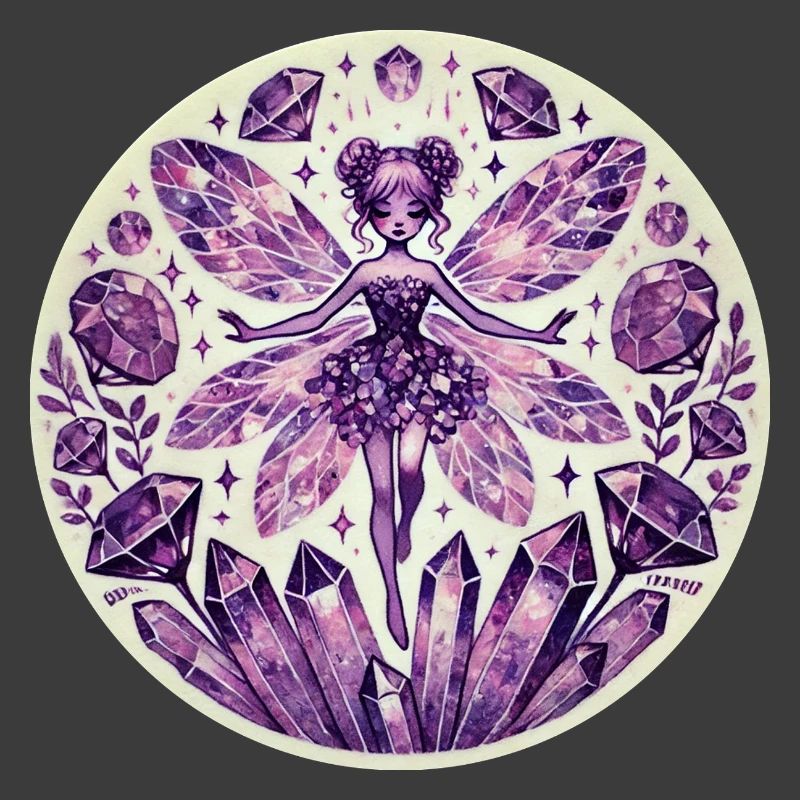 Mystisches Kristallfeen-Design