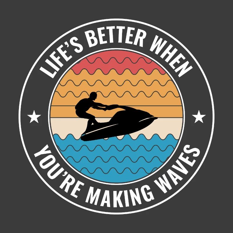 Life’s Better Jetski Making Waves 