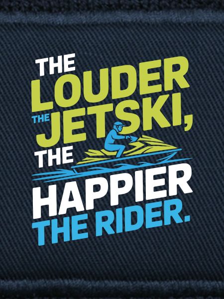 Je lauter der Jetski-Fahrer