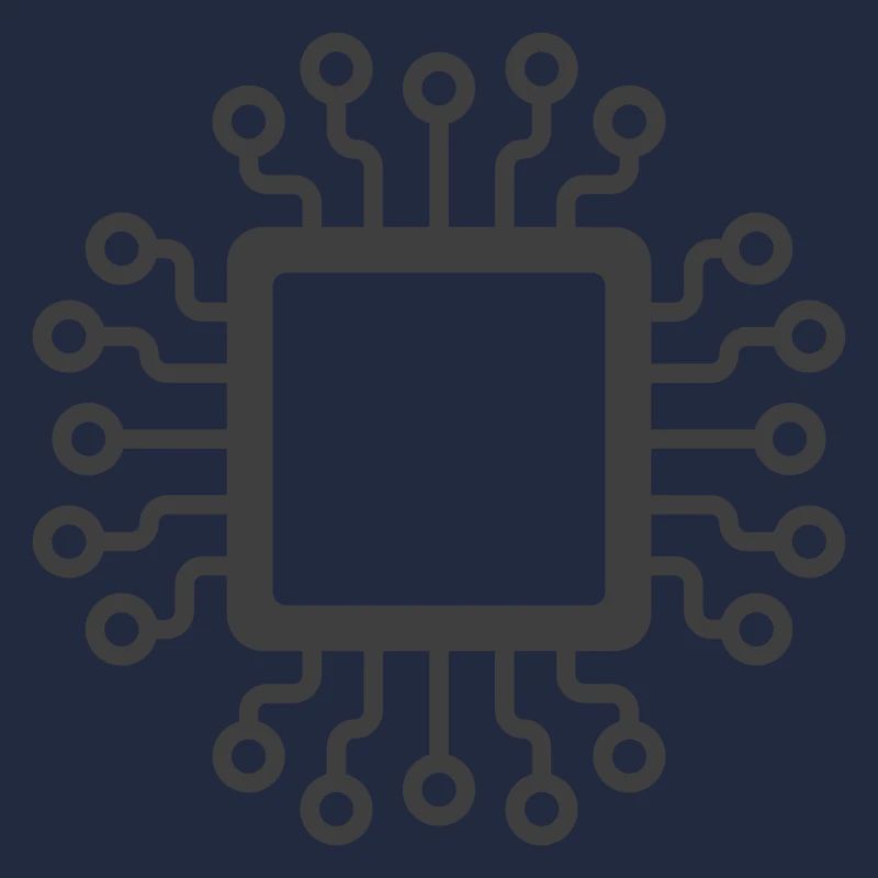 Microchip Circuit Icon Logo