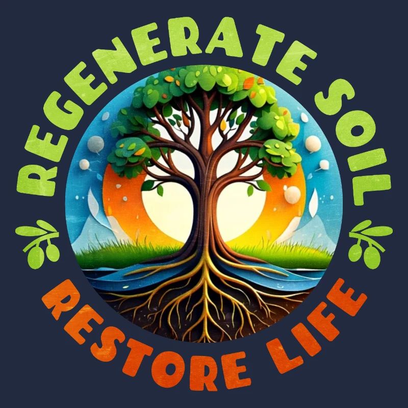 Lively tree representation for nature