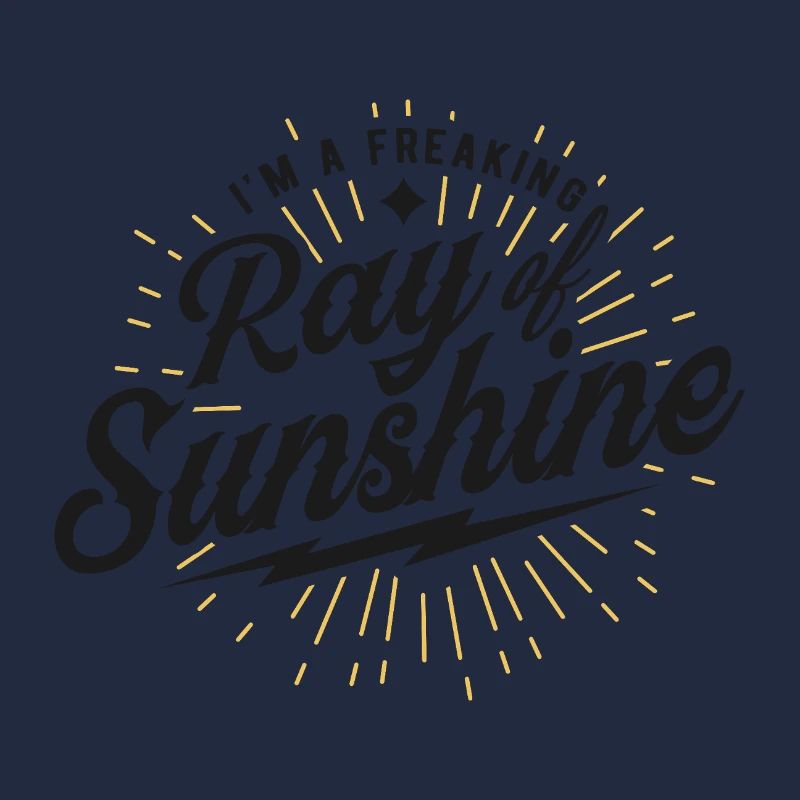 Conception de rayon de soleil effrayant