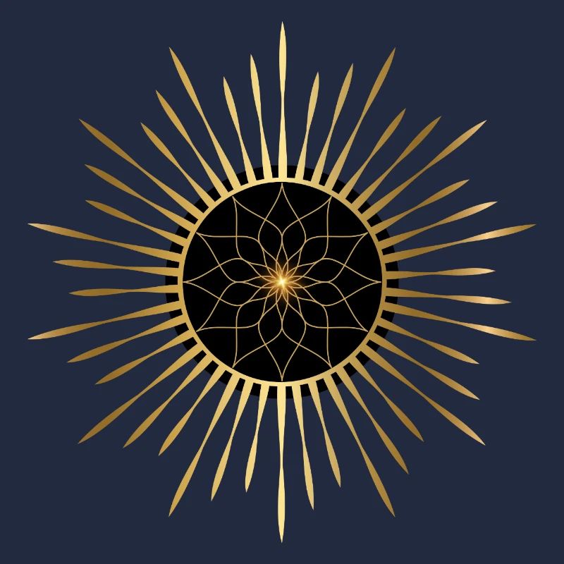 Strahlendes Mandala