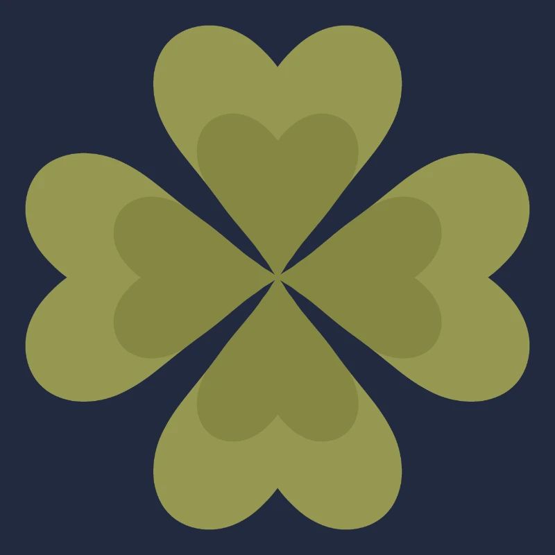 Four-Leaf Clover Pattern Design