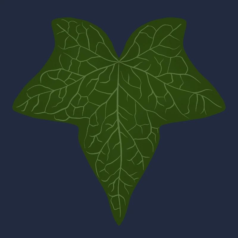 Elegant Green Ivy Leaf Pattern