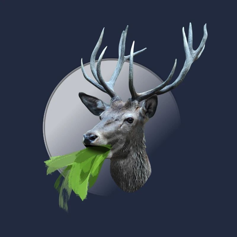 Vomiting deer