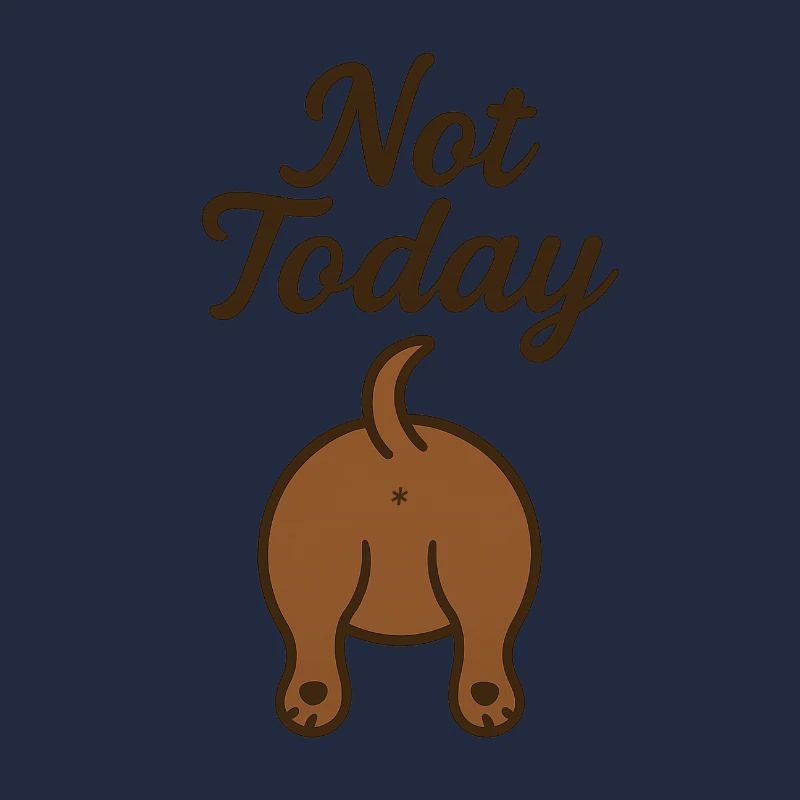 Dachshund from behind