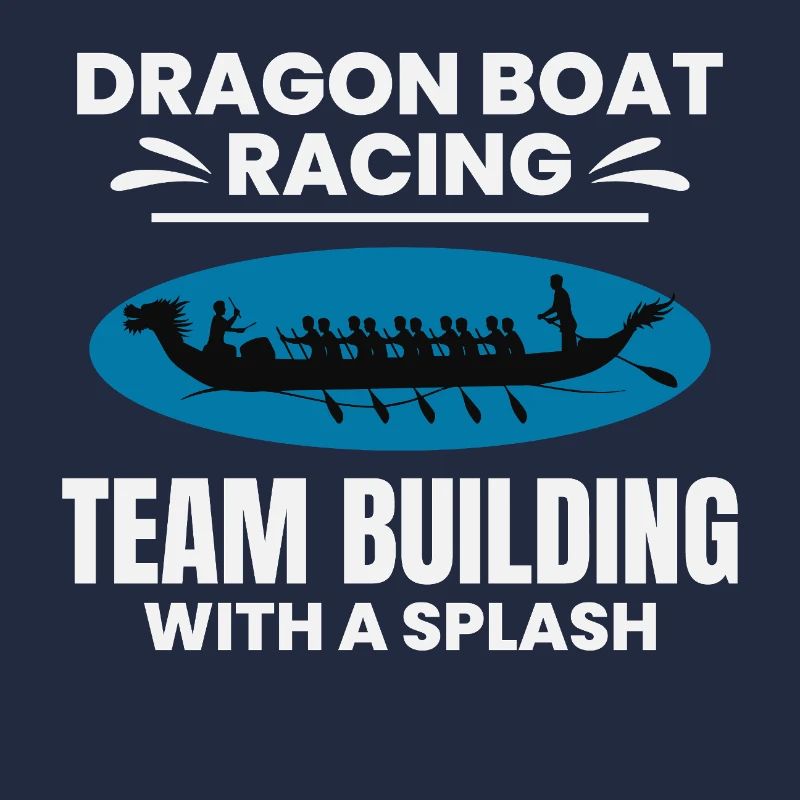 Synchronisiertes Paddelteam Drachenboot