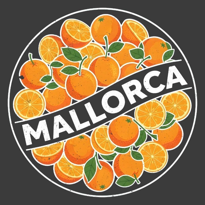 Mallorca Oranges Circle Logo