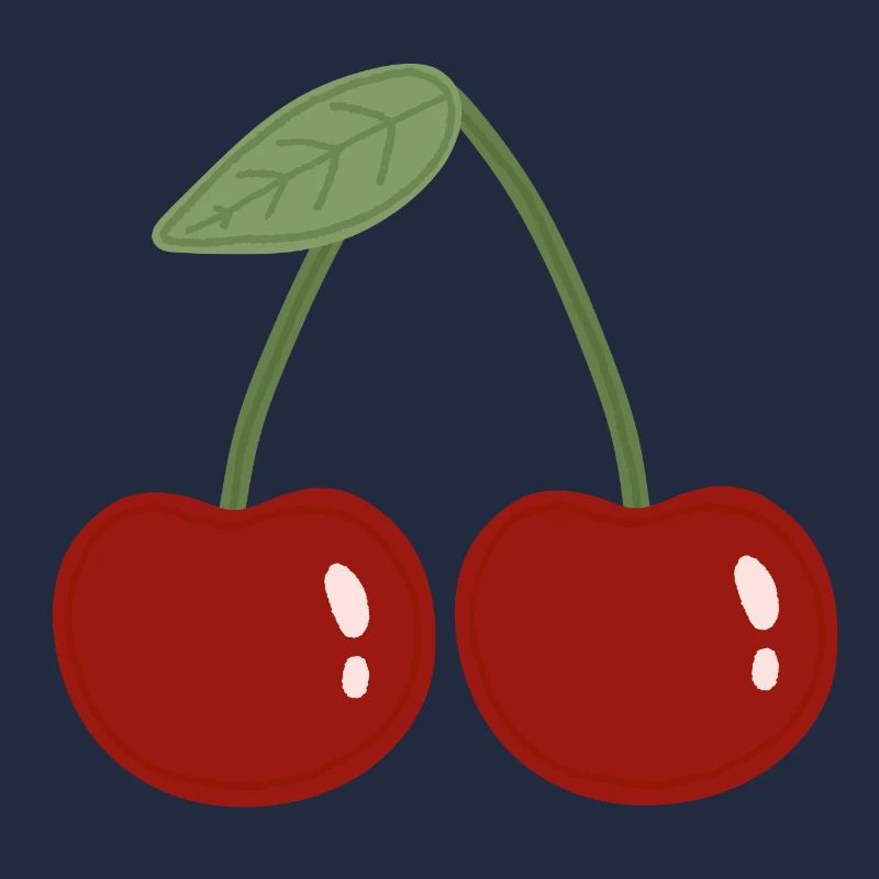 Zwillingskirsche Illustration