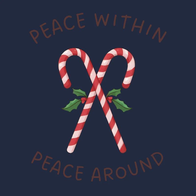 Candy Canes Mistletoe – Peace Within Around