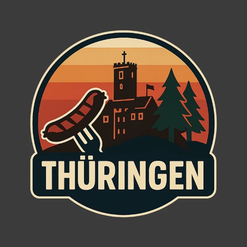 Thuringia Castle Panorama Badge