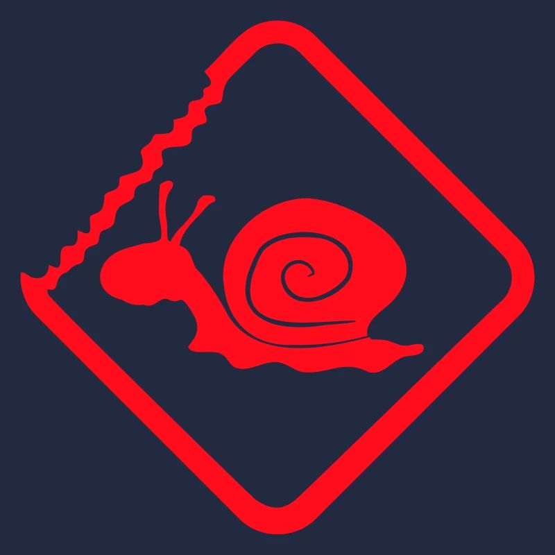 Snail Warning Caution Danger Sign