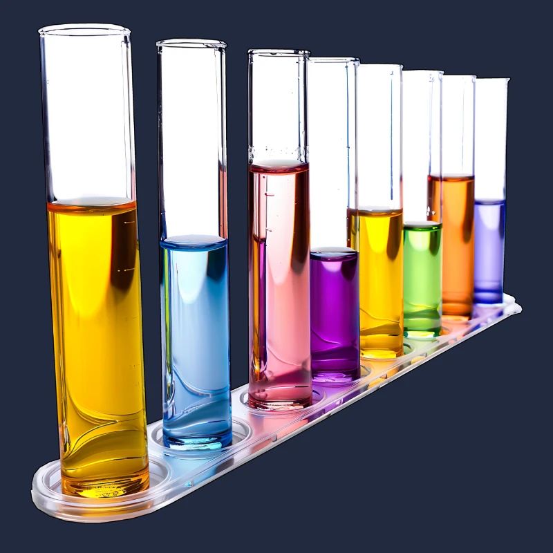 Rainbow Test Tubes Pattern