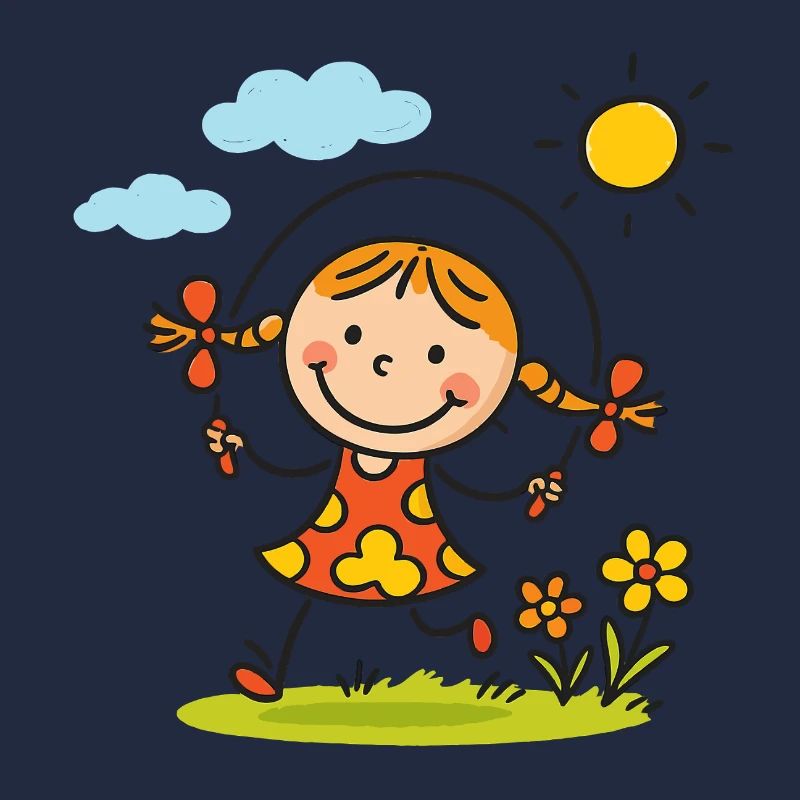 Sunny Skip Gartenmädchen