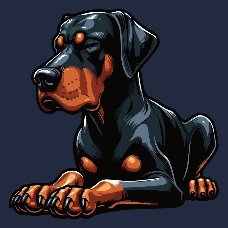 Doberman Doberman Propriétaire Doberman Lovers