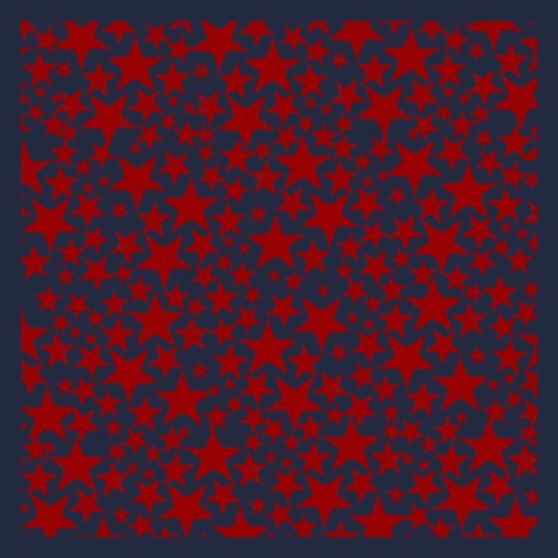 Red star pattern on dark background