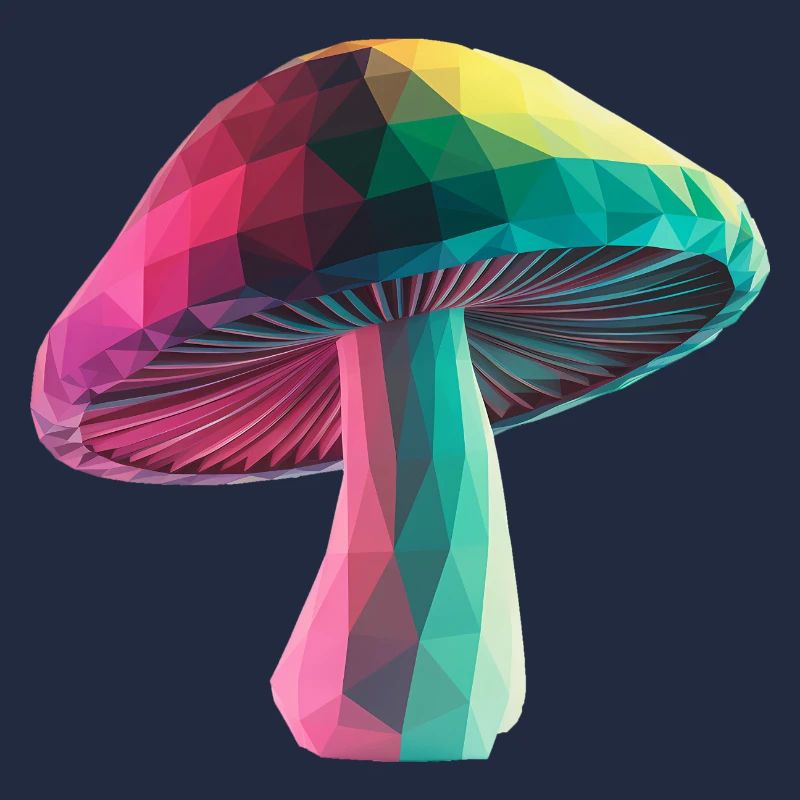 Pilz - Cooles Low-Poly-Logo