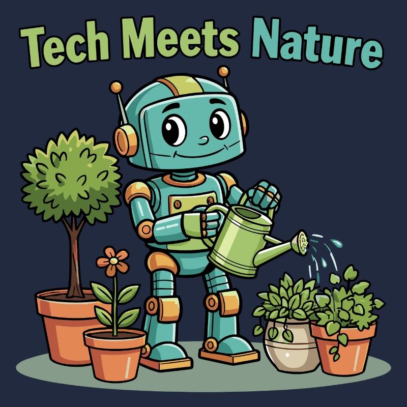 Tech trifft Natur Robotergärtner