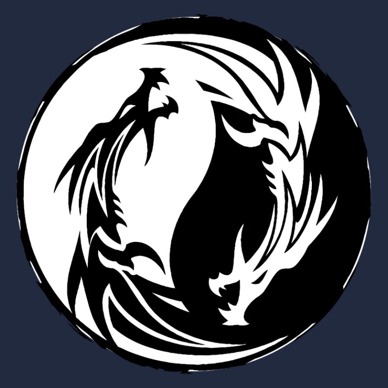 Drache Yin Yang