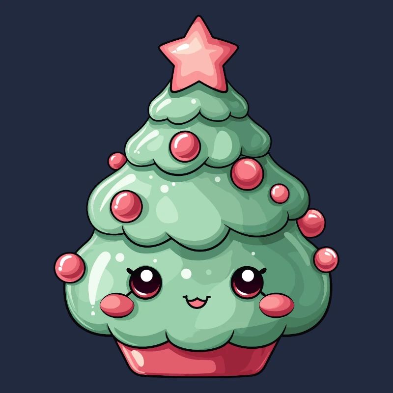 Kawaii Weihnachtsbaum Charme