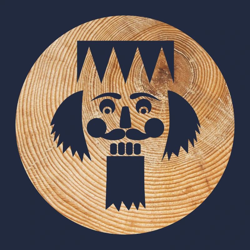 Nussknacker Holz Kreis Weihnachten Advent Figur