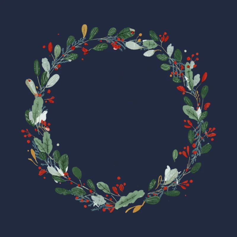 Red Green Wreath - Customizable