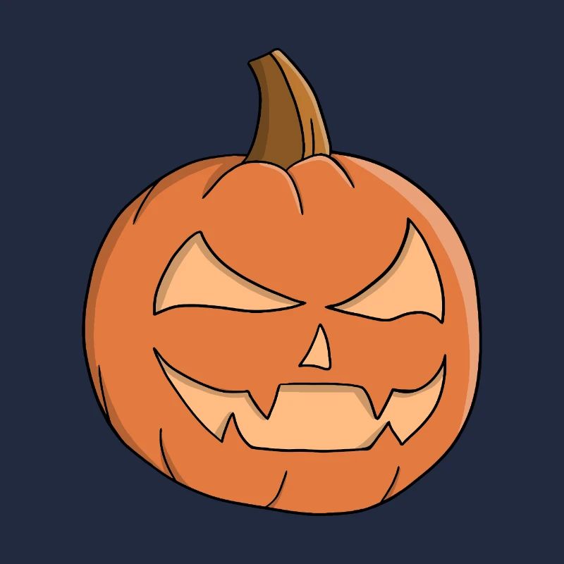 Mitternächtliches Jack-O-Lantern-Grinsen