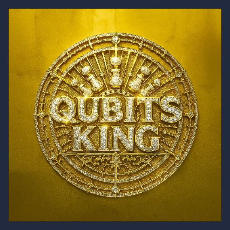 Conception de la pièce d’or Qubits King