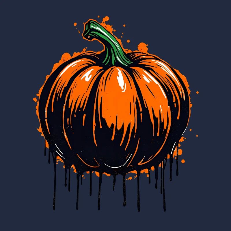 Graffiti Pumpkin - Spooky Halloween Design