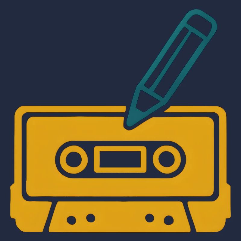 Retro Bleistift Kassette