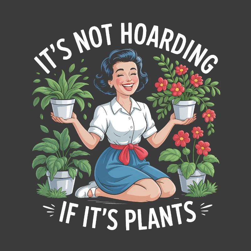 It's not hoarding if it's plants - Funny Plants 
