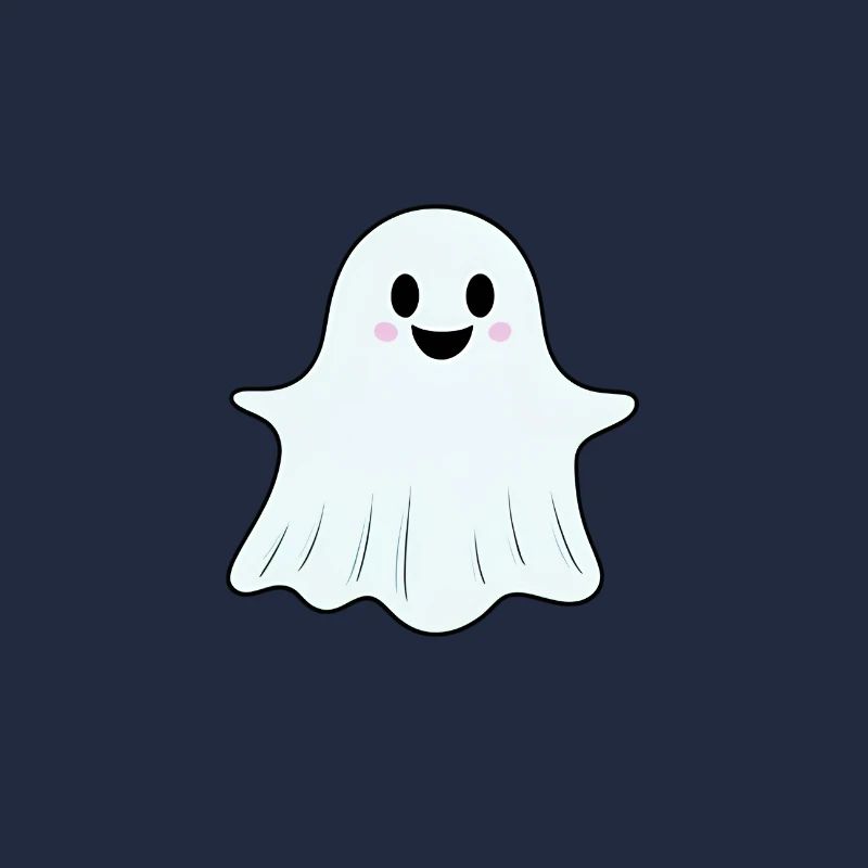 Cuddly Ghost Friend Cute Ghost