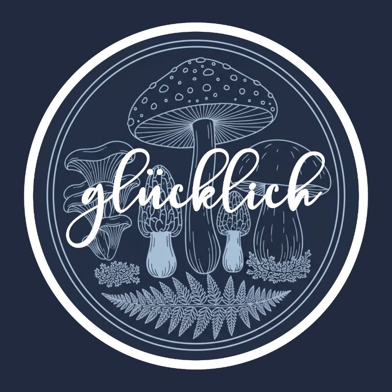 GLÜCKLICH PILZE SAMMELN