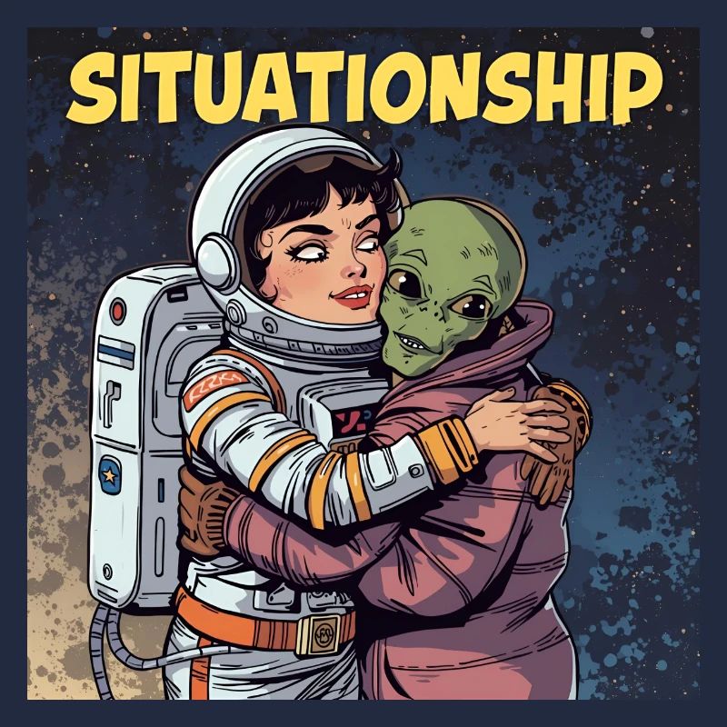 Situationship Astronaut and Alien